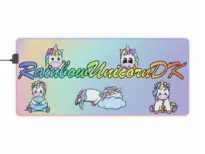 RainbowUnicornDK LED-Musemåtte