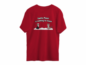 Melena_M T-Shirt: Santa Paws