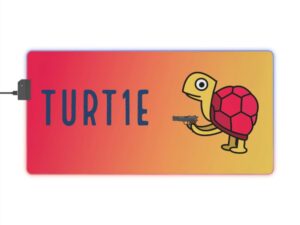 Turt1e_dk LED-Musemåtte: Logo