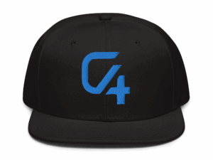 Ch4nten Snapback Cap med Broderet Logo